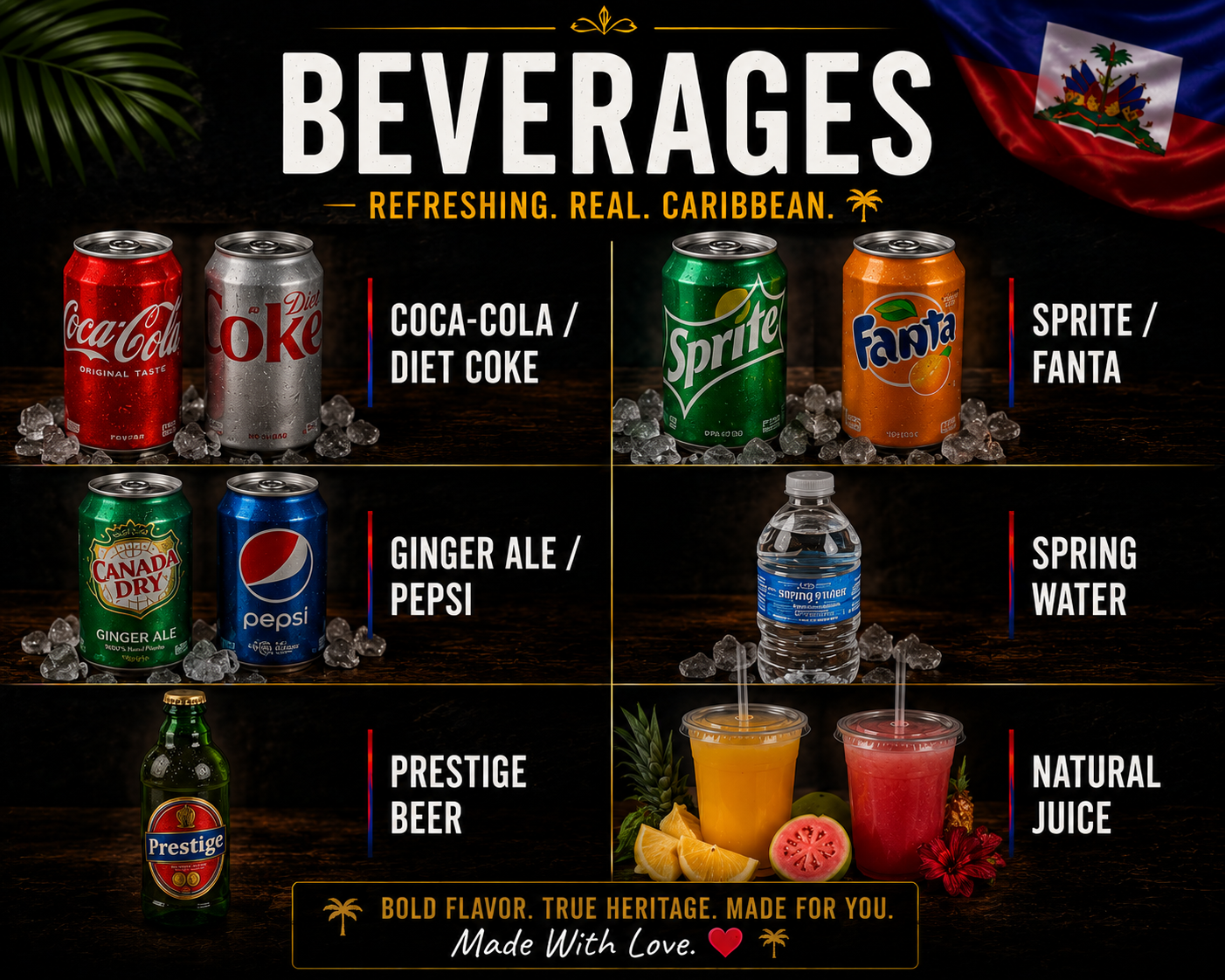 Refreshing Caribbean Beverages